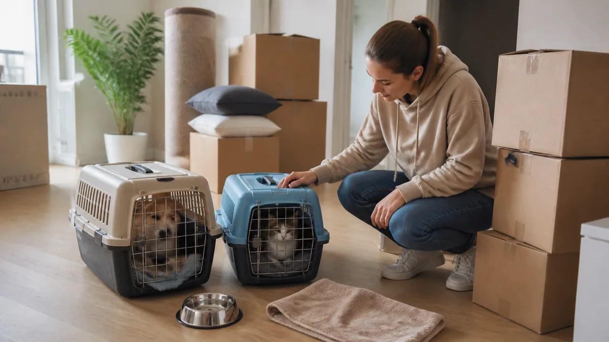 Moving with pets — advice for a calm move