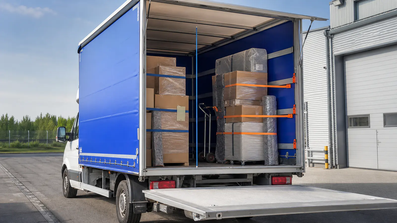 Labelled consignments in one vehicle — part load or whole van
