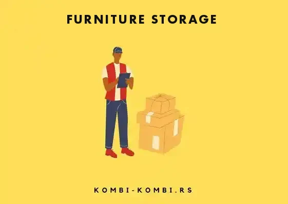 Furniture wrapped and stored in our Belgrade warehouse — KOMBI-KOMBI