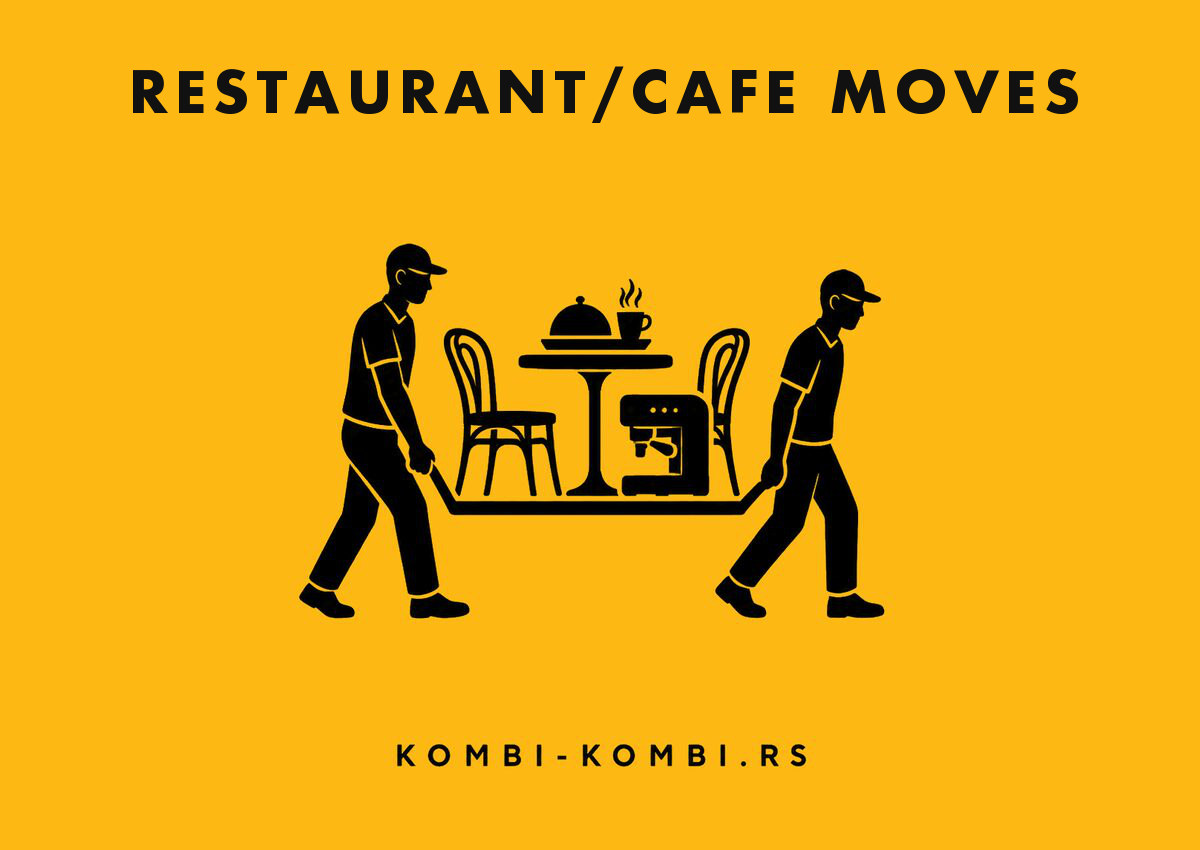 Restaurant and café relocation in Belgrade — moving catering equipment