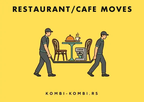 Restaurant and café relocation in Belgrade