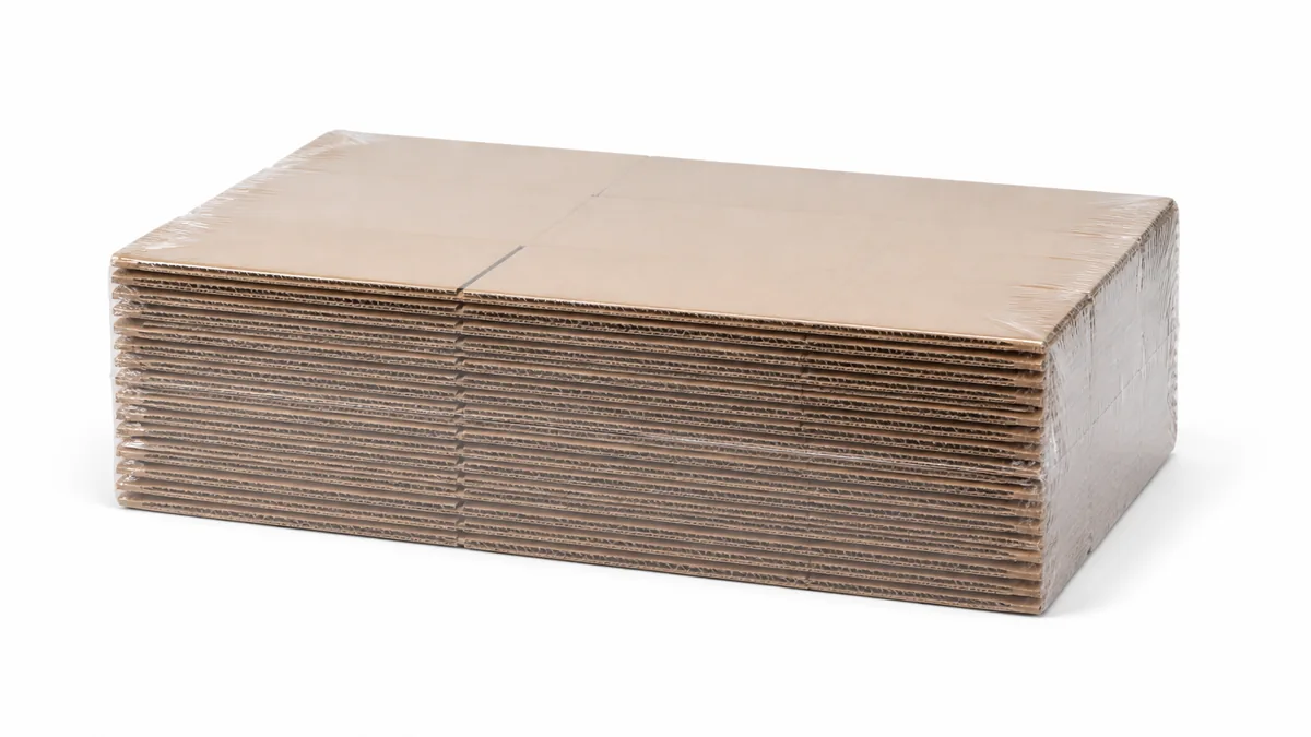 Flat-packed moving boxes ready for delivery — KOMBI-KOMBI Belgrade